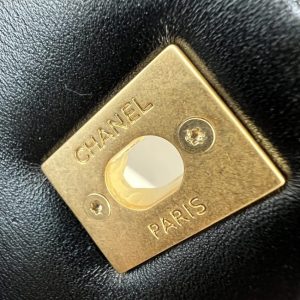 Replica CHANEL Tofu Bag Black - premium 1:1 fake handbag model