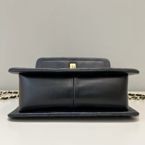 Replica CHANEL Tofu Bag Black - high-quality designer bag clone