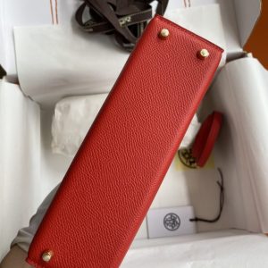 Replica Hermes Kelly Epsom Bright Red - premium-grade designer purse dupe