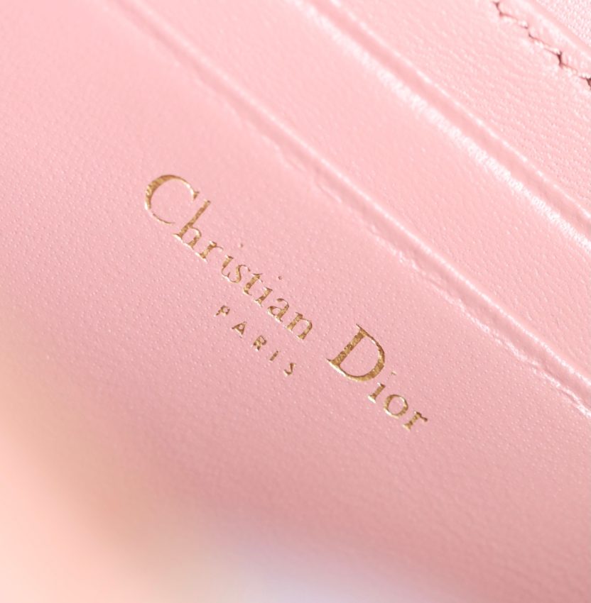 Replica Dior Caro Box Bag Pink - 1:1 designer replica handbag