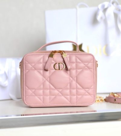 Replica Dior Caro Box Bag Pink - best-selling designer handbag dupe