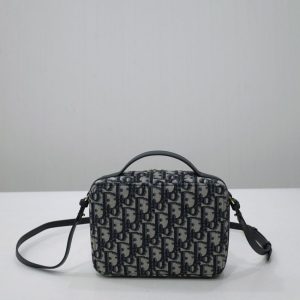 Replica Dior Caro Box Bag CD Print - best quality luxury bag dupe