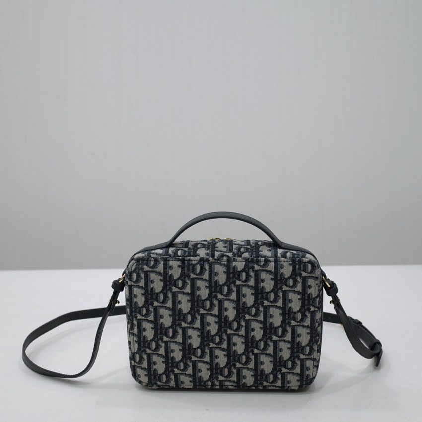 Replica Dior Caro Box Bag CD Print - best quality luxury bag dupe