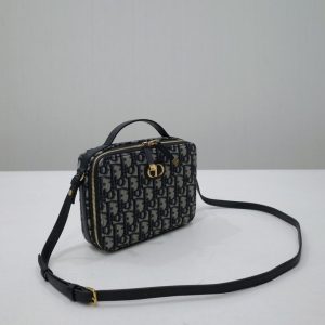 Replica Dior Caro Box Bag CD Print - high-end fake designer purse