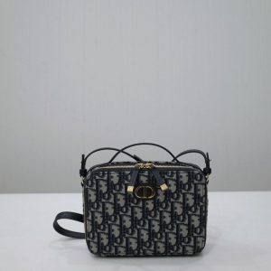 Replica Dior Caro Box Bag CD Print - authentic-look luxury purse replica