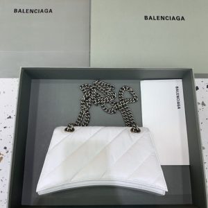 Replica Balenciaga Crush Small White - near-authentic luxury replica handbag