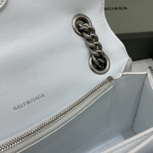 Replica Balenciaga Crush Small White - near-authentic luxury replica handbag