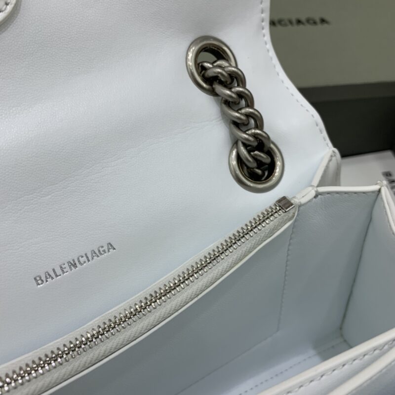 Replica Balenciaga Crush Small White - near-authentic luxury replica handbag