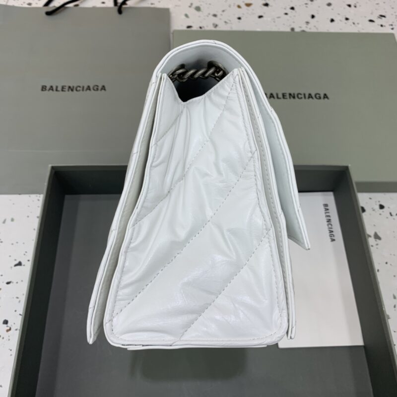 Replica Balenciaga Crush Large White - 1:1 designer replica handbag