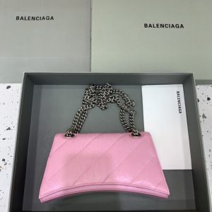 Replica Balenciaga Crush Small Pink - premium-grade designer purse dupe