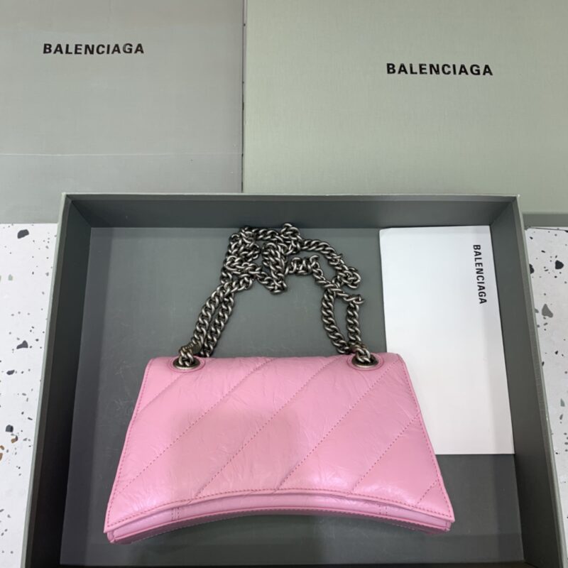 Replica Balenciaga Crush Small Pink - premium-grade designer purse dupe