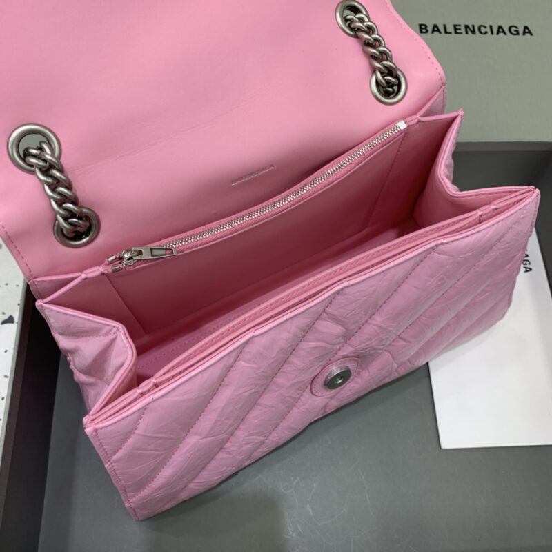 Replica Balenciaga Crush Large Pink - best quality luxury bag dupe
