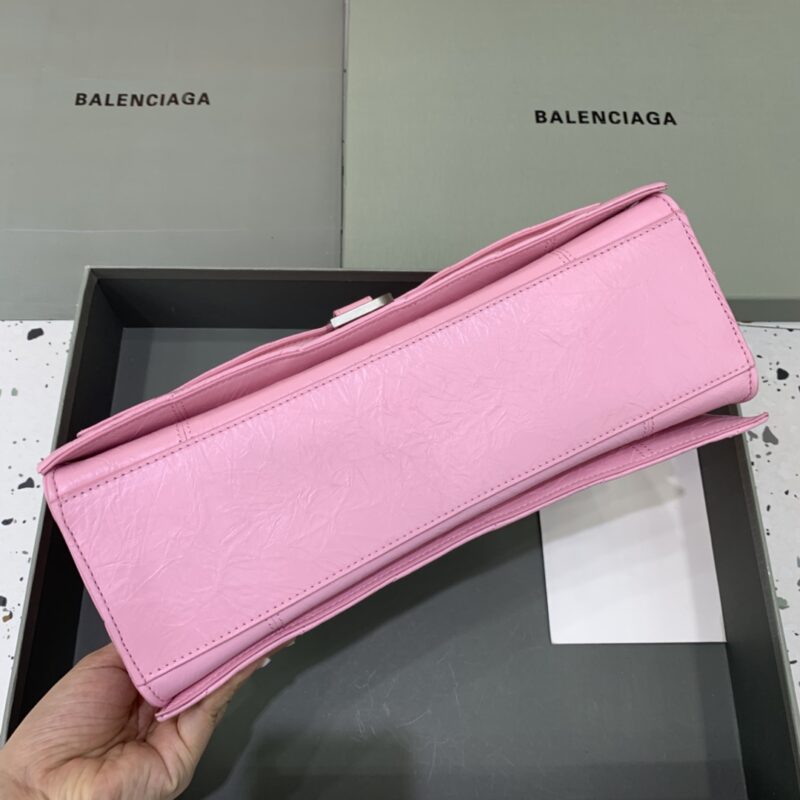 Replica Balenciaga Crush Large Pink - top-rated replica designer bag