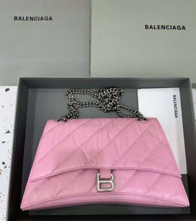 Replica Balenciaga Crush Large Pink - ultra-realistic fake designer tote