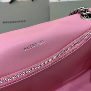 Replica Balenciaga Crush Large Pink - high-end fake designer purse