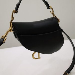 Replica Dior Saddle Bag Small Black - high-accuracy replica luxury purse