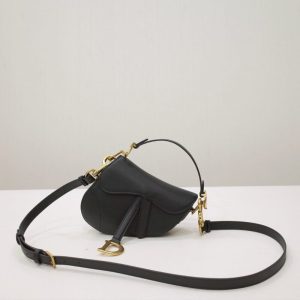 Replica Dior Saddle Bag Small Black - best-selling designer handbag dupe