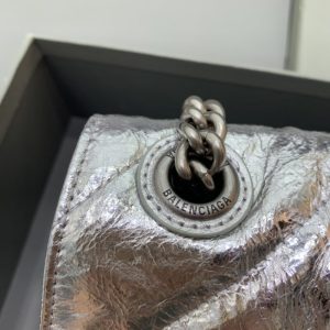 Replica Balenciaga Crush Small Silver - elite superclone designer purse