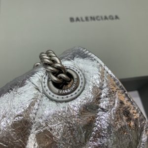 Replica Balenciaga Crush Large Silver - elite superclone designer purse