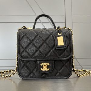 Replica CHANEL Tofu M Bag Black - realistic designer-inspired fake bag
