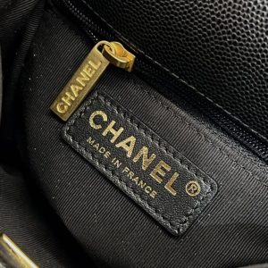 Replica CHANEL Tofu M Bag Black - top-tier luxury replica shoulder bag