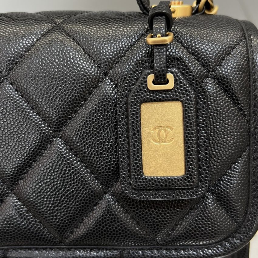Replica CHANEL Tofu M Bag Black - high-quality designer bag clone