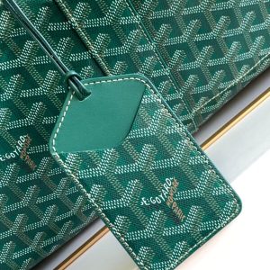 Replica Goyard Bowling 55 Bag Green - high-quality designer bag clone