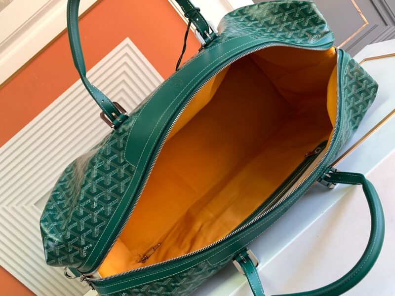 Replica Goyard Bowling 55 Bag Green - best-selling designer handbag dupe