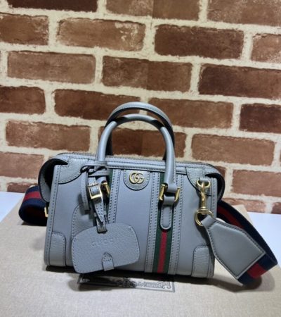 Replica Gucci Bauletto Top Handle Sky Blue - high-end fake designer purse
