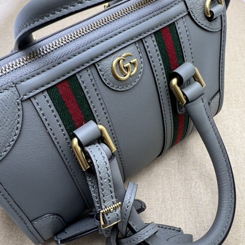 Replica Gucci Bauletto Top Handle Sky Blue - top-rated replica designer bag