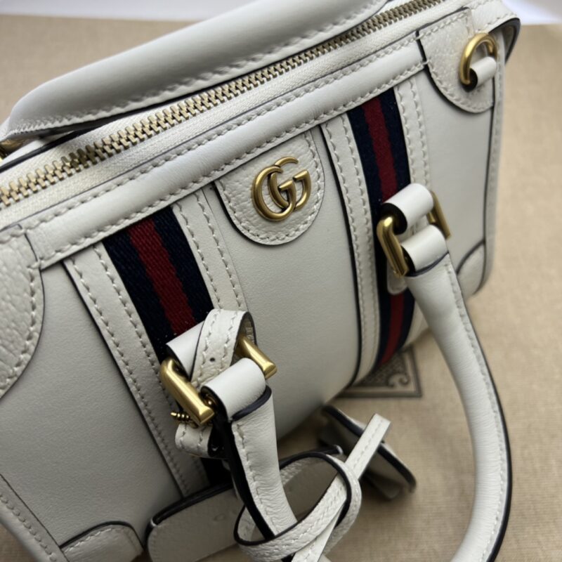 Replica Gucci Bauletto Top Handle White - top-tier luxury replica shoulder bag