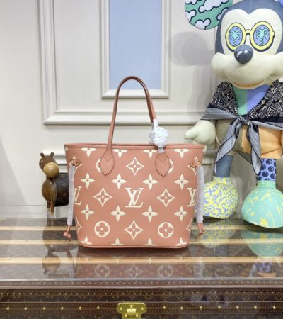 Replica Louis Vuitton Neverfull MM Pink - top-tier luxury replica shoulder bag