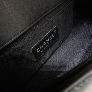 Replica CHANEL Le Boy V Black - Silver - elite superclone designer purse