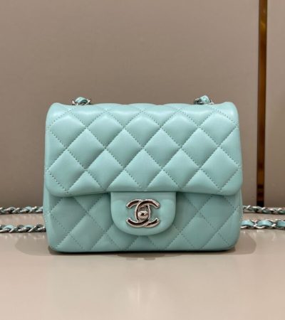 Replica CHANEL Classic Flap 17cm Tiffany - top-tier luxury replica shoulder bag