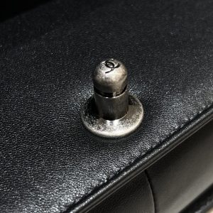 Replica CHANEL Le Boy Large Black Silver - elite superclone designer purse