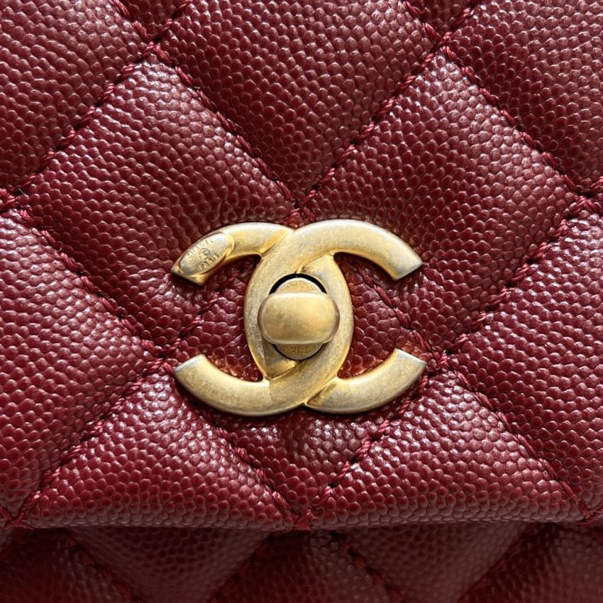 Replica CHANEL 23P Coco Red - near-authentic luxury replica handbag
