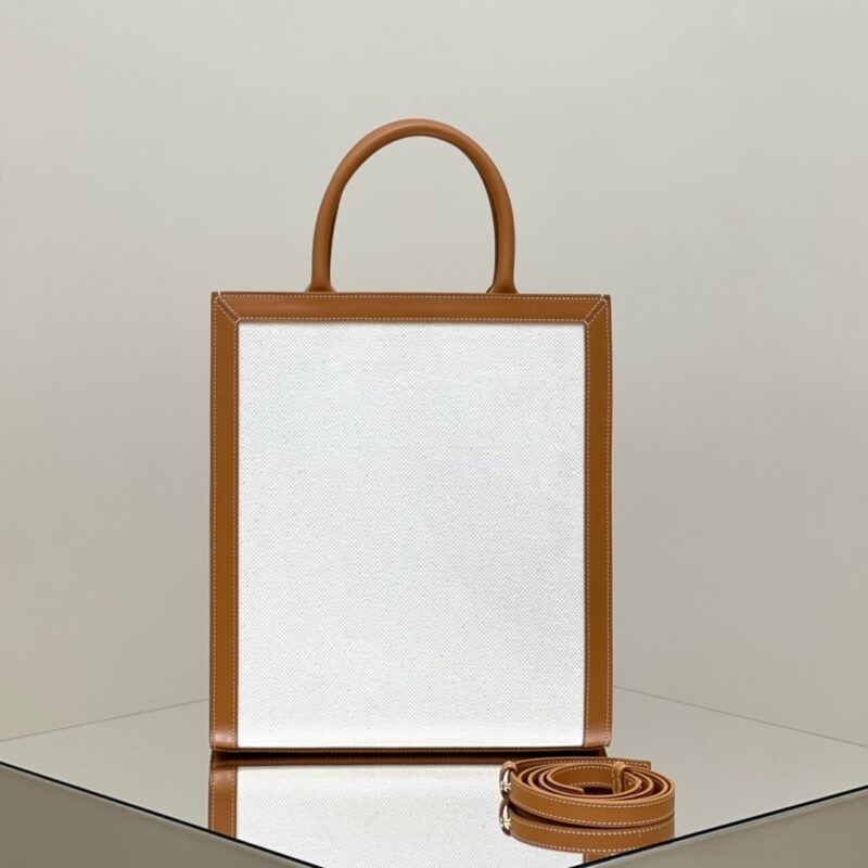 Replica Celine Triomphe Cabas Mini Tote White - best-selling designer handbag dupe