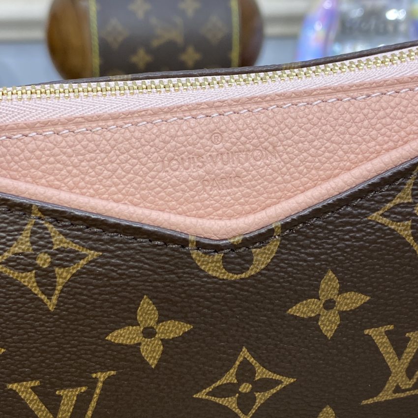 Replica Louis Vuitton Pallas Clutch Pink - premium-grade designer purse dupe
