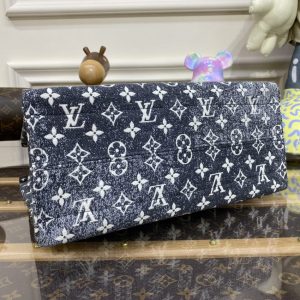 Replica LV OnTheGo Black Denim - top-tier luxury replica shoulder bag