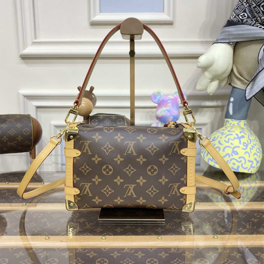 Replica Louis Vuitton Side Trunk Dark Brown - realistic designer-inspired fake bag