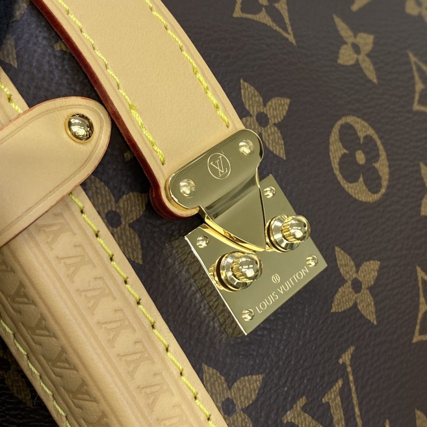 Replica Louis Vuitton Side Trunk Dark Brown - 1:1 designer replica handbag