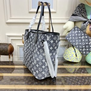 Replica Louis Vuitton Neverfull MM Denim - top-tier luxury replica shoulder bag