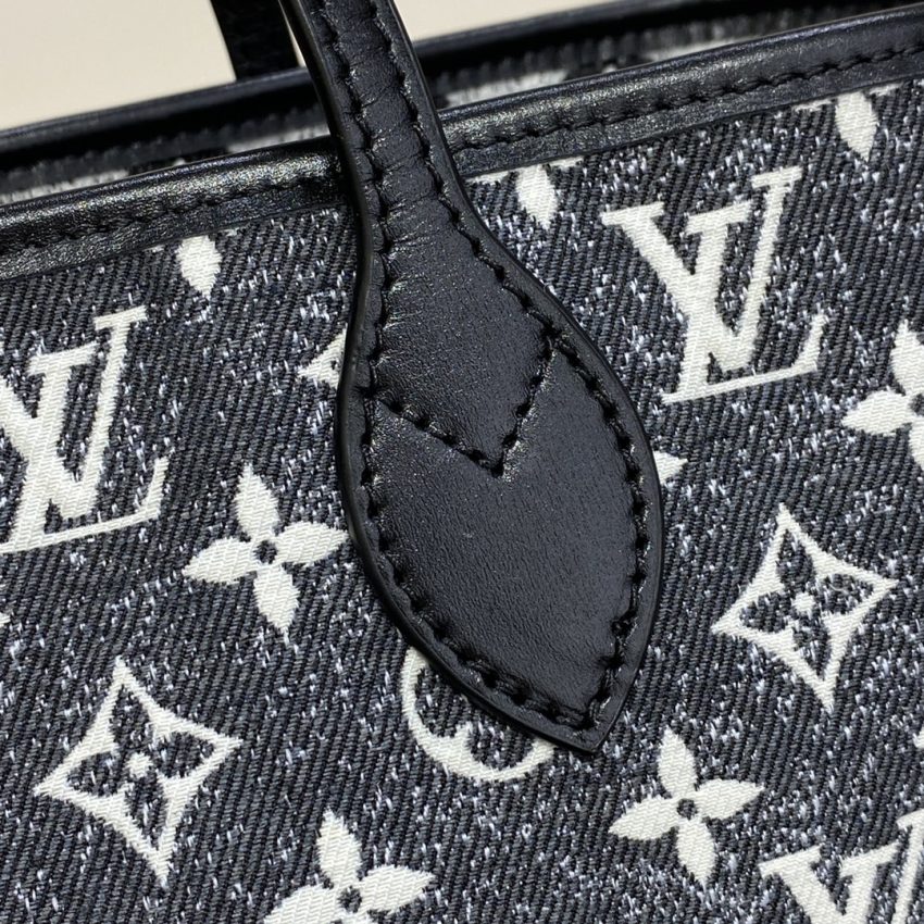 Replica Louis Vuitton Neverfull MM Denim - high-accuracy replica luxury purse