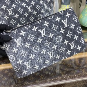 Replica Louis Vuitton Neverfull MM Denim - high-end fake designer purse