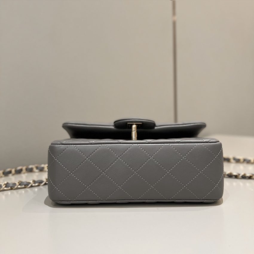 Replica CHANEL Classic Flap 20cm Grey - elite superclone designer purse