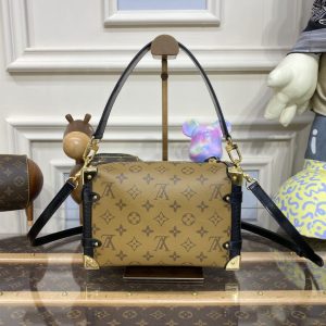 Replica Louis Vuitton Side Trunk Brown Canvas - 1:1 designer replica handbag