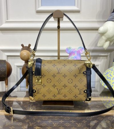 Replica Louis Vuitton Side Trunk Brown Canvas - top-tier luxury replica shoulder bag
