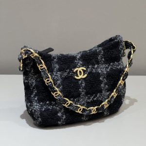 Replica CHANEL 22k Woolen Hobo - 1:1 designer replica handbag