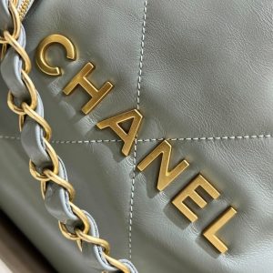 Replica CHANEL 22 Medium Handbag Mint Green - elite superclone designer purse