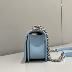 Replica CHANEL Le Boy Light Blue - top-tier luxury replica shoulder bag